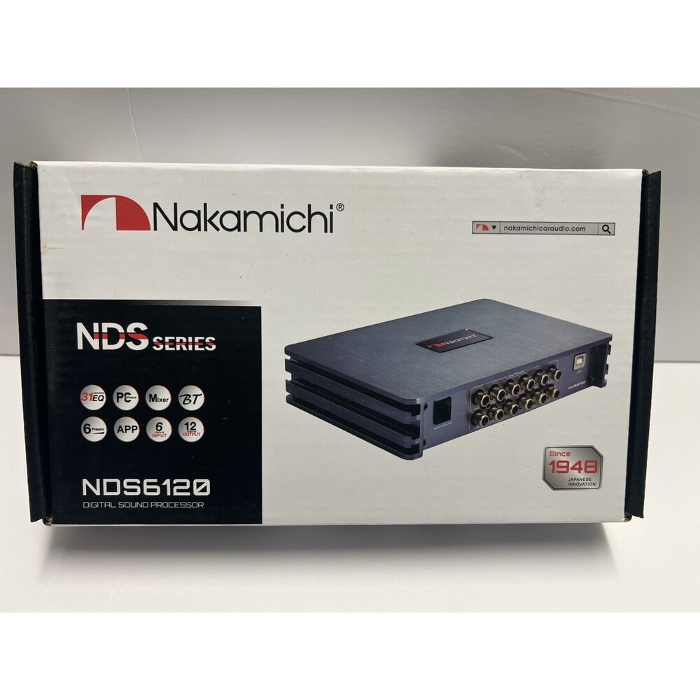 Nakamichi NDS6120 12-Channel Car Audio Digital Sound Processor DSP